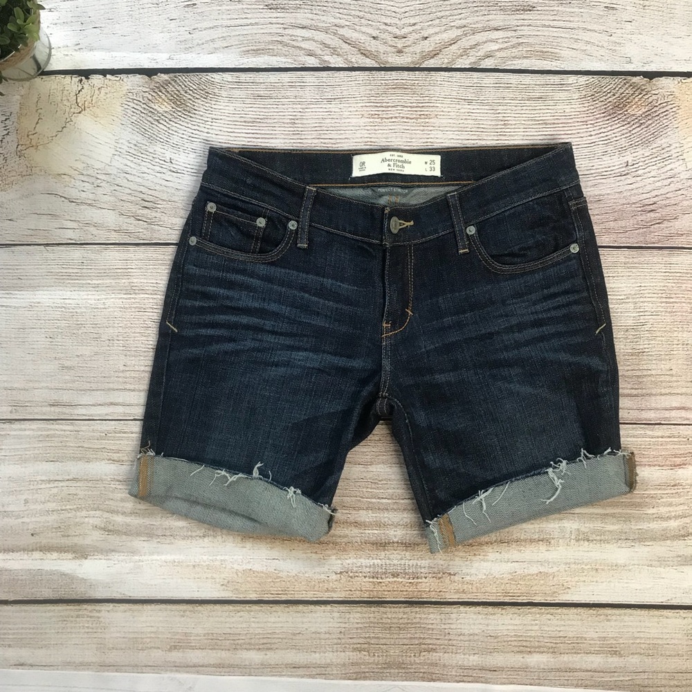 Abercrombie Jean Shorts Cutoffs